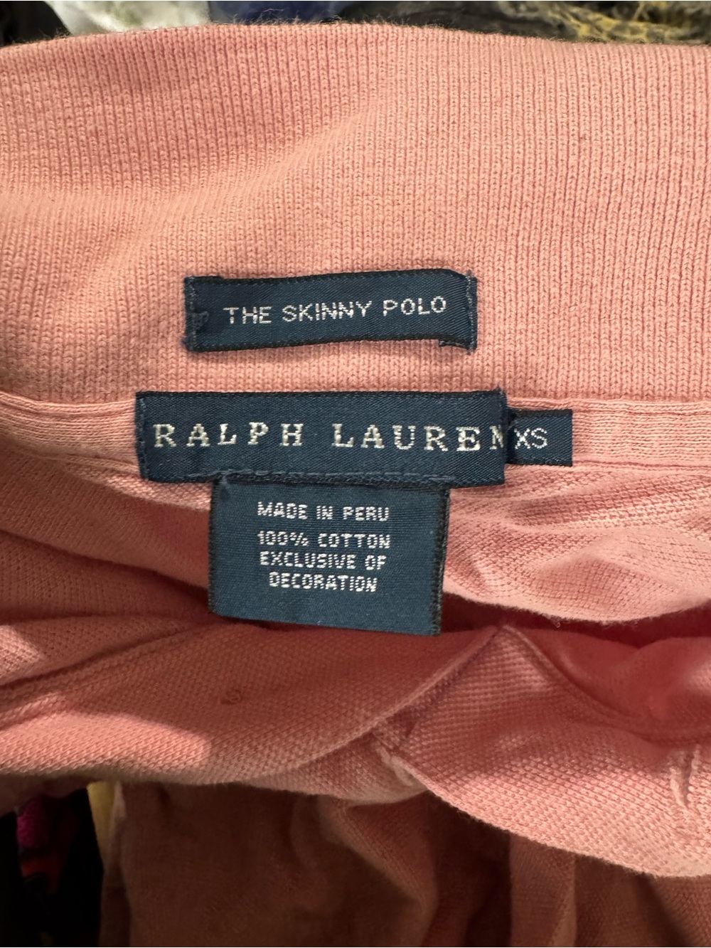 Ralph Lauren Women's Dusty Preppy Rose Academia Polo Shirt - Picture 4 of 5